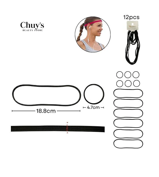 Set de Gomas para Cabello