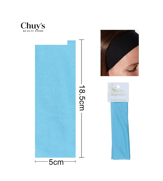 Cinta Para Cabello Azul