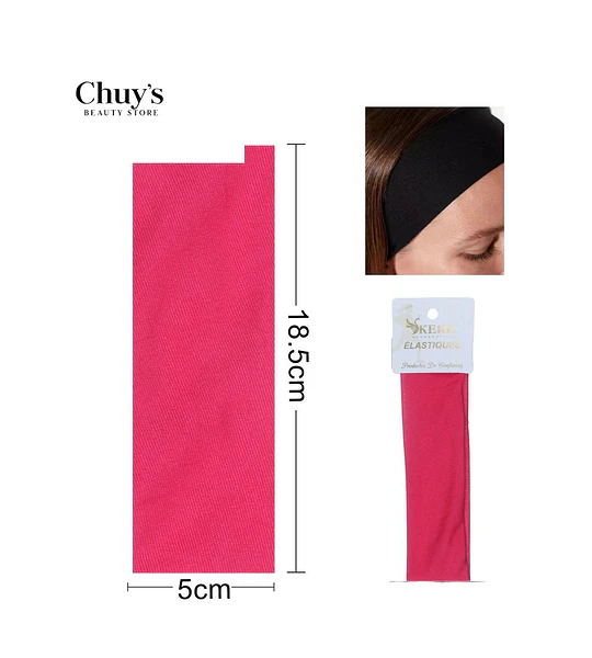 Cinta Para Cabello Rosa