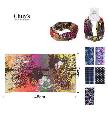 Bufanda Multifuncional Estampada - Chuys Beautys | Chuy's Beautys Store