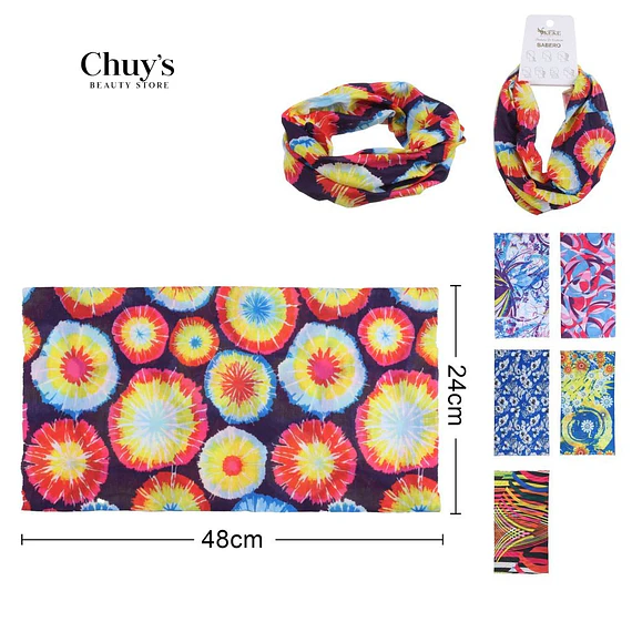 Bufanda Multicolor Estilo Circular