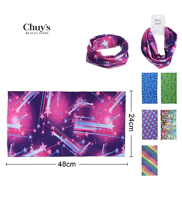 Bufanda Multifuncional Estampada - Chuys Beautys | Chuy's Beautys Store