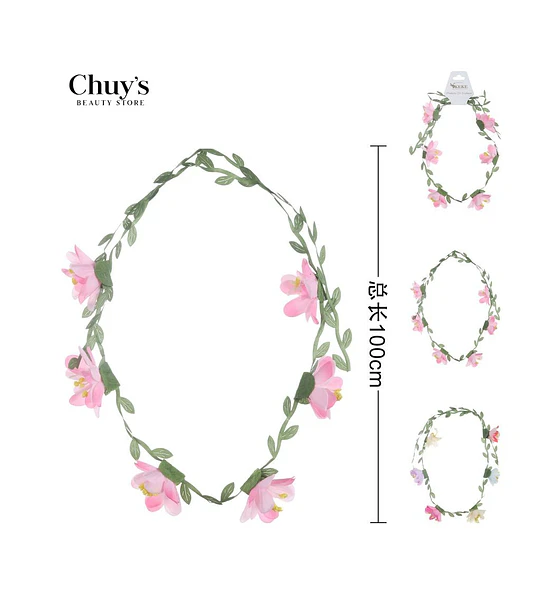 Diadema Floral Decorativa