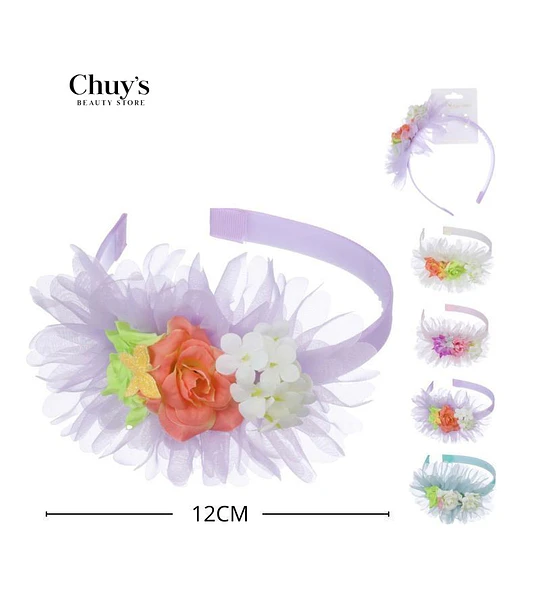 Diadema Floral Colorida