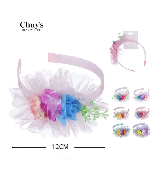 Diadema Floral Colorida
