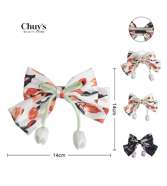 Lazo Para Cabello Floral