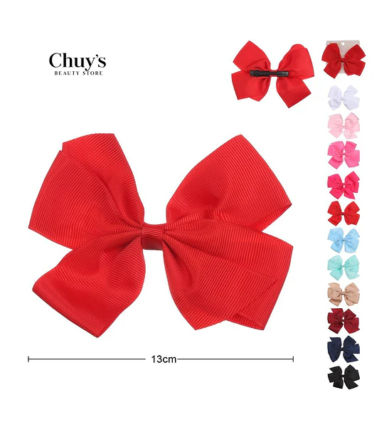 Moño de Cinta Rojo
