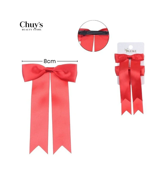 Moño de Cinta Rojo