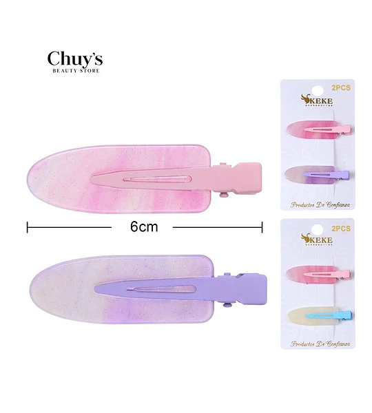 Pinzas Para Cabello Pastel
