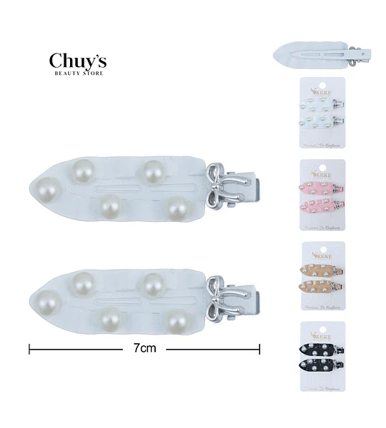 Clip Para Cabello Con Perlas
