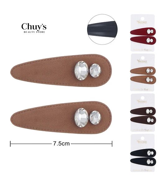 Pinza Para Cabello Con Strass