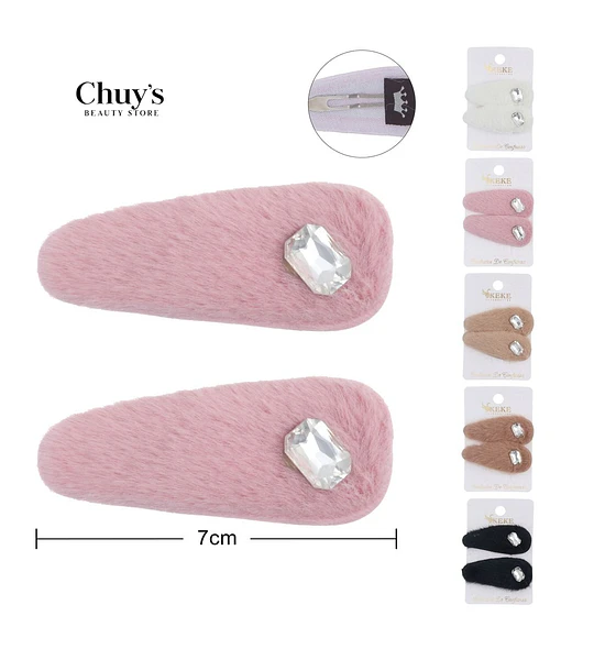 Pinza Para Cabello Con Cristal