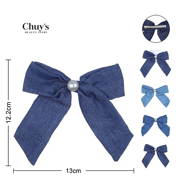 Lazo de Tela con Perla - Chuys Beautys | Chuy's Beautys Store
