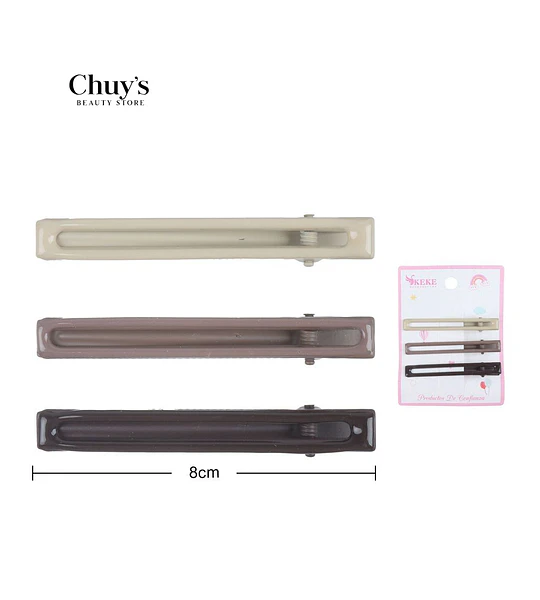Pinzas Para Cabello Set De 3