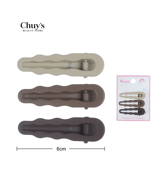 Pinza Para Cabello Ondulada