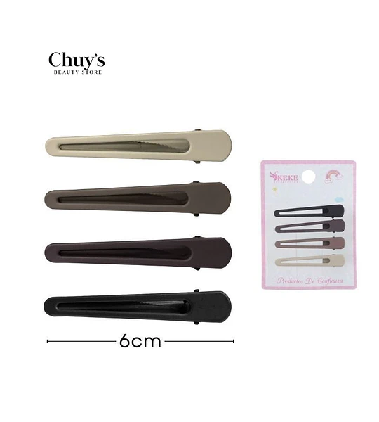 Pinza Para Cabello 6cm