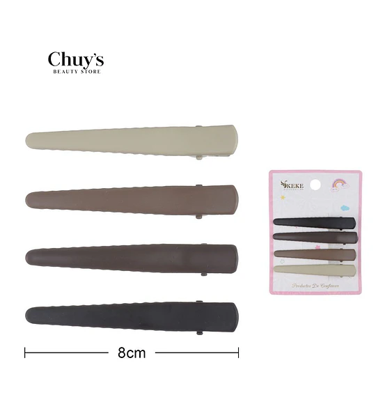 Pinza Para Cabello 8cm