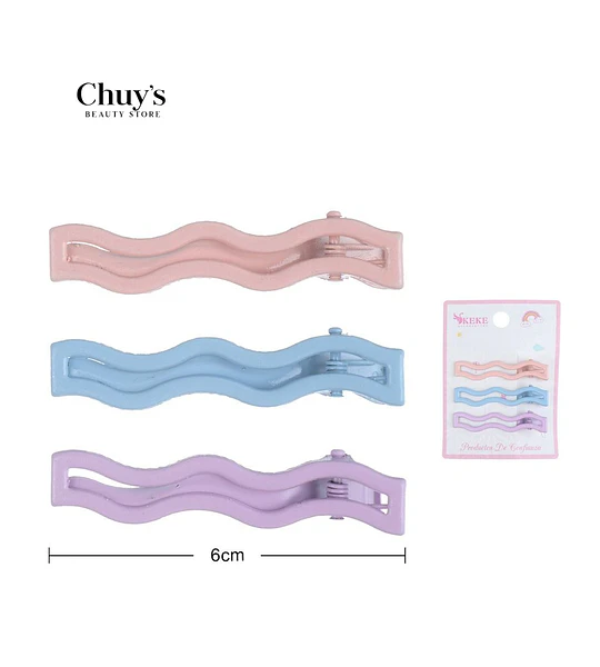 Pinza Para Cabello Ondulada