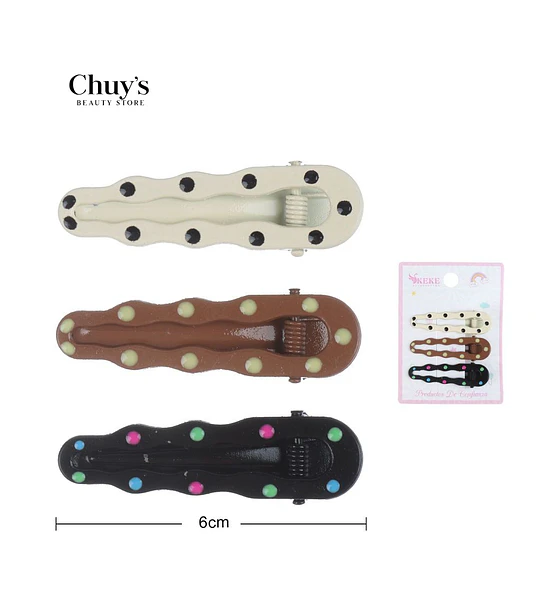 Pinza Para Cabello Con Dientes