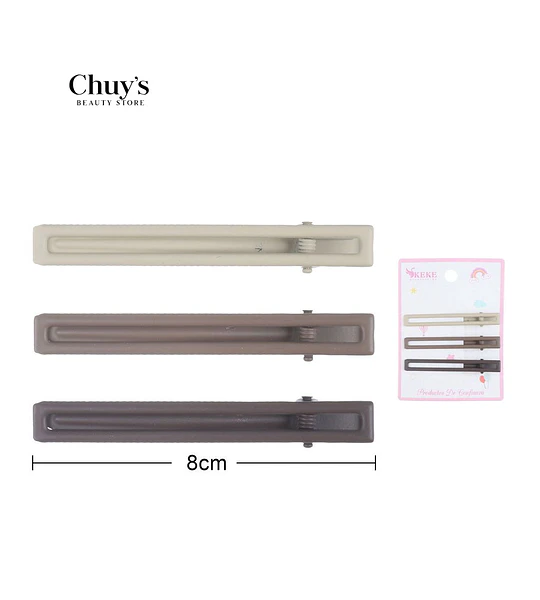 Pinza Para Cabello Set De 3