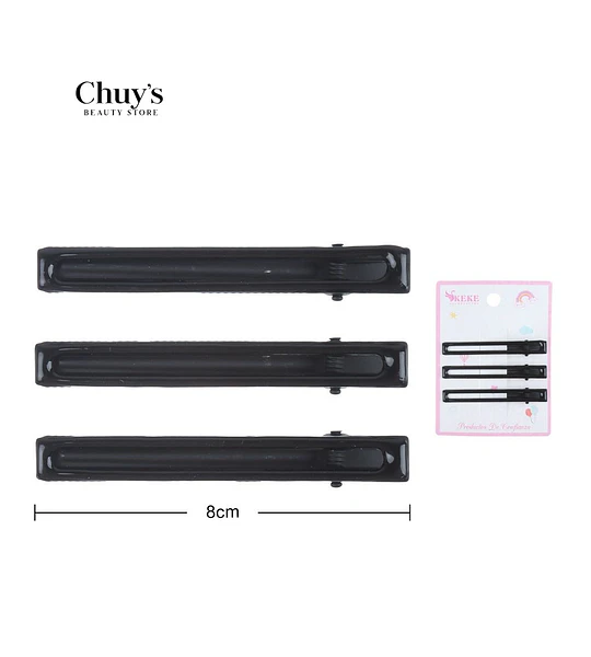 Pinzas Para Cabello Negras