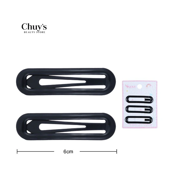 Pinzas Para Cabello Negras