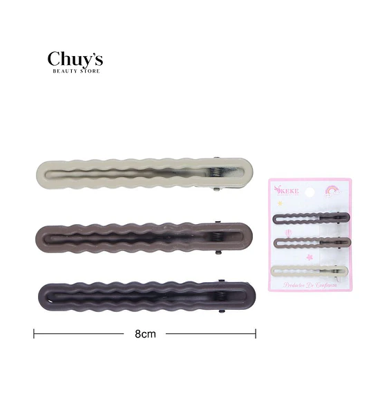 Pinzas Para Cabello Onduladas