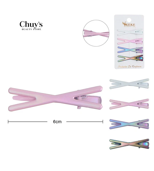Pinza Para Cabello X 6