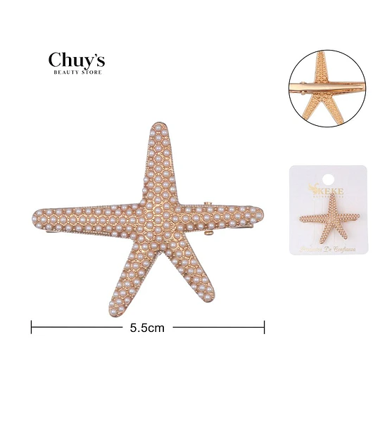 Pinza para Cabello Estrella