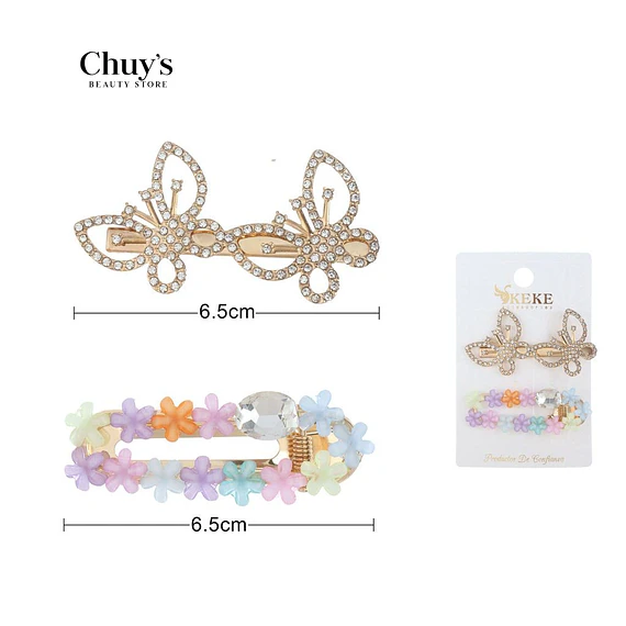 Clip Mariposa Brillante