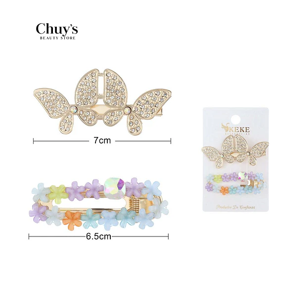 Pinza Para Cabello Mariposa
