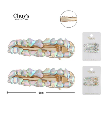 Pinza Para Cabello Con Brillos - Chuys Beautys | Chuy's Beautys Store