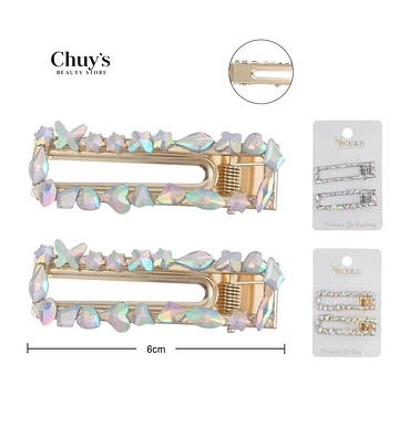 Pinza Para Cabello Con Mariposas - Chuys Beautys | Chuy's Beautys Store