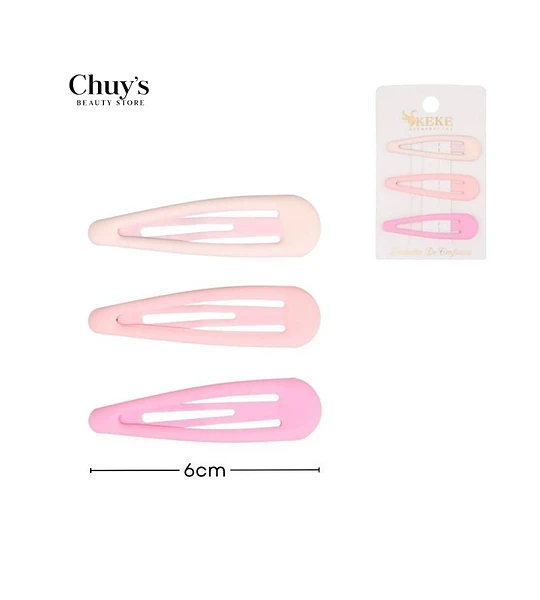 Pinzas Para Cabello Set de 3