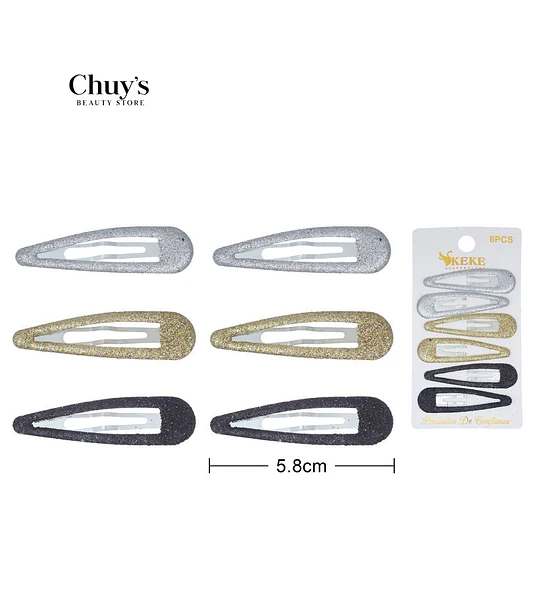 Pinzas De Cabello Brillantes