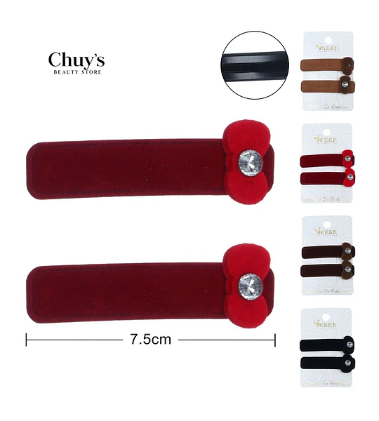 Pinza Para Cabello Con Flor