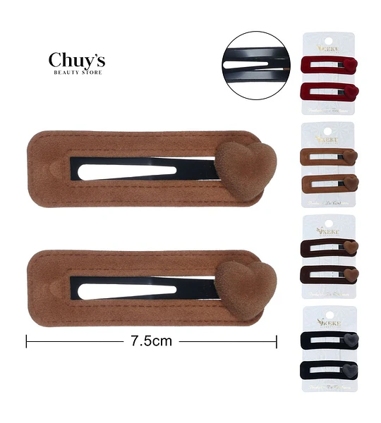 Pinza Para Cabello Corazón