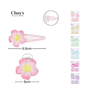 Pinza Para Cabello Flor - Chuys Beautys | Chuy's Beautys Store
