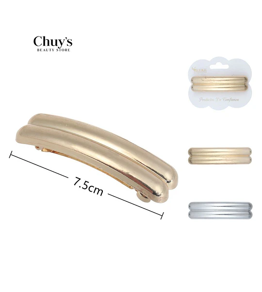 Pinza Para Cabello Doble