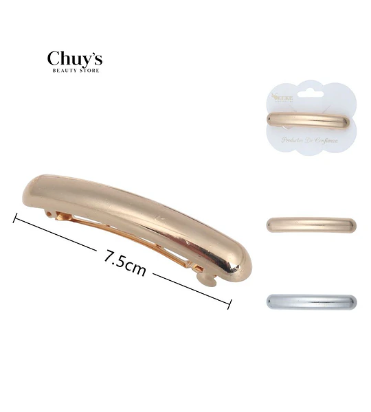 Pinza Para Cabello Metálica