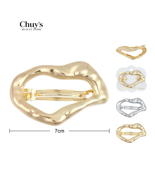 Clip Para Cabello Dorado