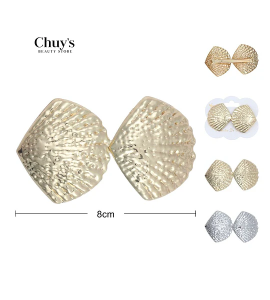 Pendientes Concha Dorados
