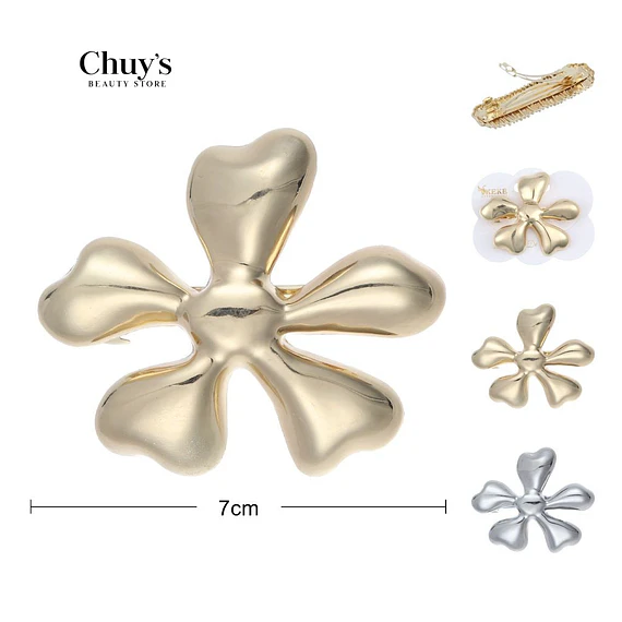 Pinza Para Cabello Flor