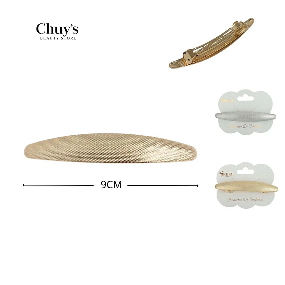 Pinza Para Cabello Dorada
