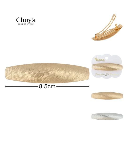 Clip Para Cabello Dorado
