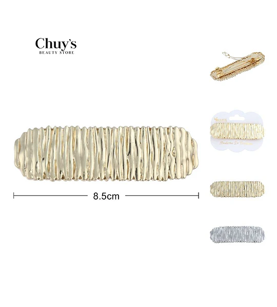 Pinza Para Cabello Dorada