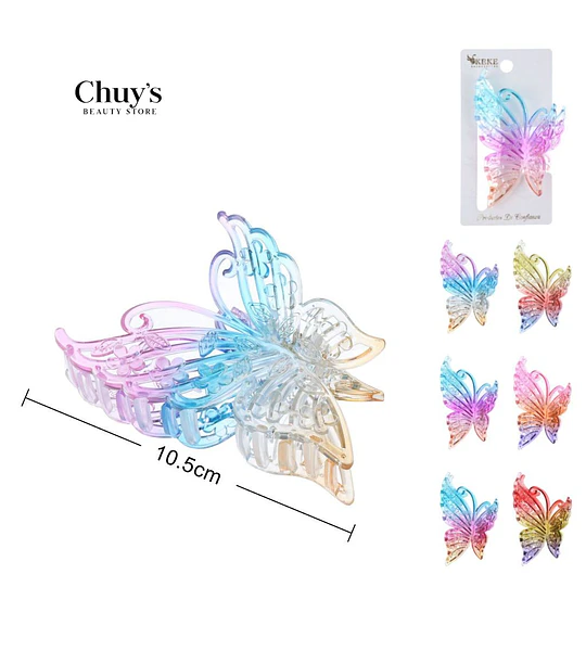 Pinza Mariposa Acrílica