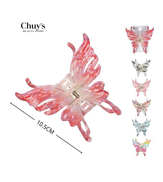 Pinza Mariposa Transparente