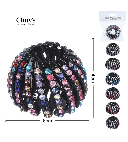 Pinza para Cabello con Brillantes