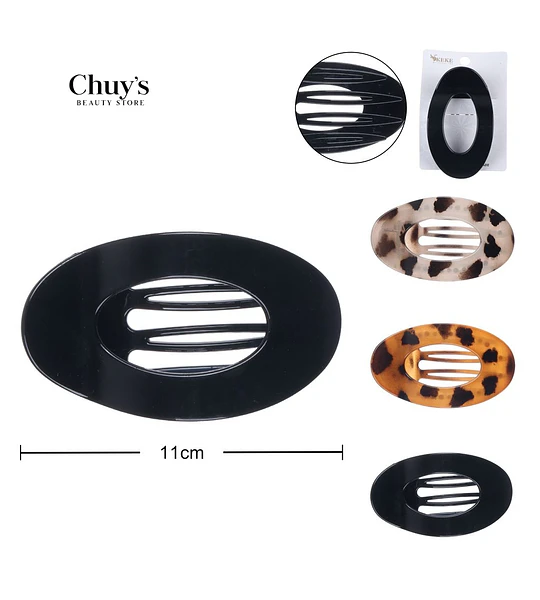 Pinza Para Cabello Ovalada